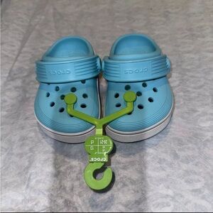 Crocs Crocband Clogs New Blue Children’s C5 NWOT